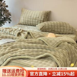 Boyang Простыня на резинке 120х200 см, молочный бархат, флис, цвет Bao Bao Jiaohuang