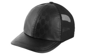 Чёрная бейсболка из полиэстера для мужчин GUCCI, черный