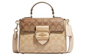 Morgan 21 Сумка С Верхней Ручкой Из Блочной Фирменной Ткани COACH