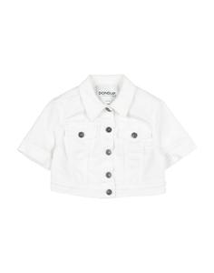 Джинсовая куртка для девочек Dondup, белый