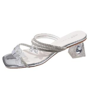 TAFN Стойкие к истиранию слайды-сандалии Women's Silver