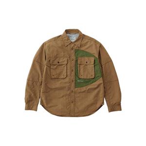 Рубашка мужская Lapel Moderate Gramicci, coffee