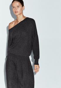 Джемпер Massimo Dutti ASYMMETRIC NECK, Mottled Light Grey