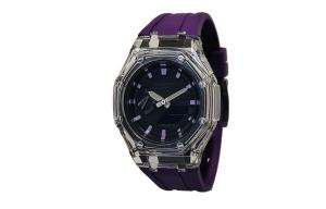 Часы Casio G-Shock Analog-Digital 2100 Series, арт. GA-2100-1A, фиолетовый