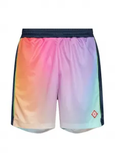 Шорты с градиентным логотипом CASABLANCA, оранжевый