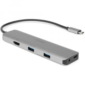 Док-станция Rocstor 5-in-1 USB-C 3.2 Gen 2 Hub Y10A338-S1