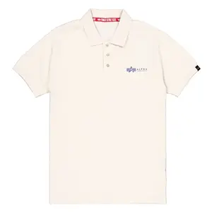 Поло с коротким рукавом Alpha Industries Basic, бежевый