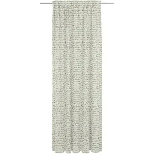 Занавес Scribble многофункциональная лента, 1 шт., из льна и органического хлопка Adam, натуральный/черный