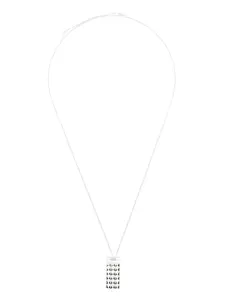 Ожерелье с подвеской в форме пирамиды Le Gramme, серебяный