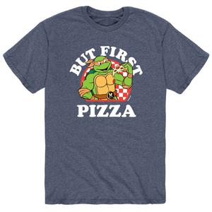 Мужская футболка Teenage Mutant Ninja Turtles But First Pizza Licensed Character