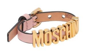 MOSCHINO Браслеты из телячьей кожи женские brown