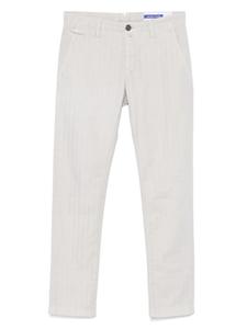 Полосатые брюки-чинос Jacob Cohën, серый