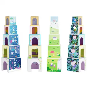 Конструктор «Свинка Пеппа» с 5 фигурками Peppa pig, мультиколор