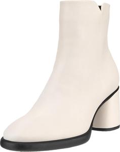 Женские утонченные роскошные ботильоны ECCO с каблуком 55 мм, Limestone