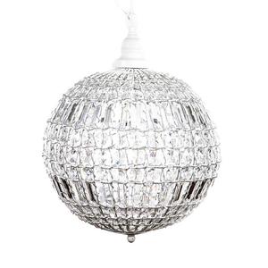 Шаровая лампа CRISTAL белый с кристаллами шаровая лампа подвесной светильник шар Grafelstein
