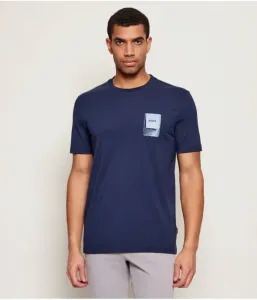 Футболка Te_Plain regular fit Boss Orange, темно-синий