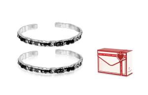 Унисекс браслет из сплава Cuz Strange Intention, черный