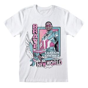 Футболка Captain America BNW Pop Art, белый