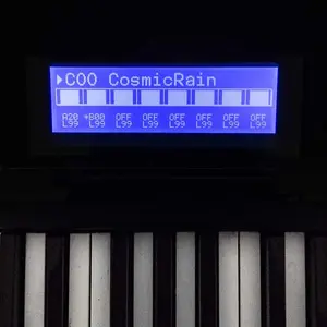 Синий ЖК-дисплей с кабельным комплектом для Korg 01/W