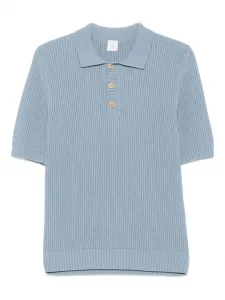 Рубашка поло в рубчик Eleventy, синий