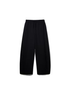 Широкие брюки Bershka, черный