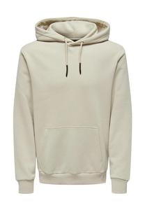 Толстовка с капюшоном "Ceres" с завязками и карманом-кенгуру Only & Sons, серебряный