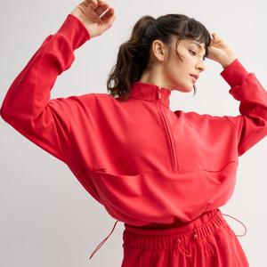 Женский топ-комбинезон Solace Track с полумолнией Flx, цвет boa red