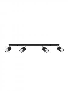 Nice Lamps Потолочный светильник DETTA 4 Черный/Хром (Д)81 см (В)18 см