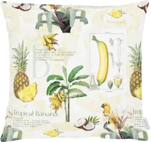 АПЕЛЬТ декоративная подушка "6521", чехол с наполнителем, 1 шт APELT 39х39 см, желтый/зеленый