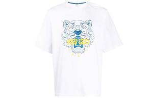 Классическая футболка с изображением головы тигра для мужчин, белая Kenzo, белый