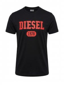 DIESEL Футболка 'T-DIEGOR 1-A' в черном цвете