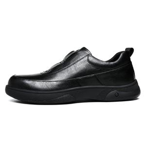 Повседневные кожаные туфли мужские низкие CHINT, черный