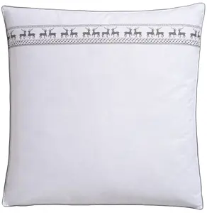 Перьевая подушка Älgdröm "Подушка Finja размером 40x80 см, 80x80 см", наполнитель: 90% перо и 10% пух, чехол: хлопок, (1 шт.), подушка, производство Германия 80х80 см, белый