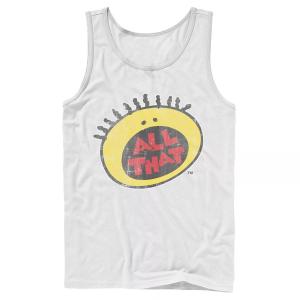 Мужская майка Nickelodeon All That Classic Vintage с логотипом и изображением лица