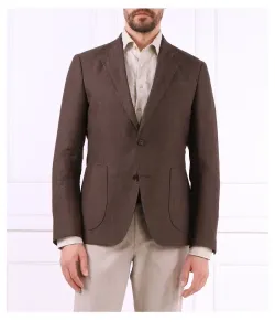 Элегантный льняной жакет hoverest Slim fit Joop!, коричневый