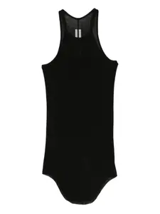 Ребристый топ-борцовка Rick Owens, черный