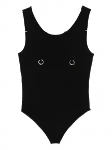 Боди с кольцевым декором Medeea, черный