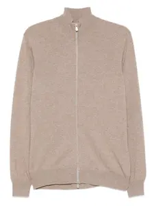 Кашемировый кардиган Brunello Cucinelli, коричневый