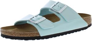 Женские сандалии Birko-Flor Arizona цвета яичной скорлупы/слоновая кость от Birkenstock, зеленый