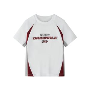 FILA KIDS Белая детская футболка с коротким рукавом