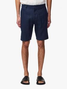 Короткие шорты Crown Straight Fit Linen Chino NN.07, Navy Blue