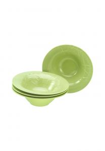 Тарелки под пасту Creatable Gourmet, 4 предмета, зеленый