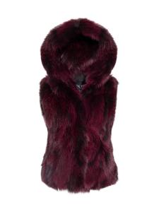 Жилет из овчины Toscana из коллекции Made For Generations WOLFIE FURS, цвет Burgundy Wine