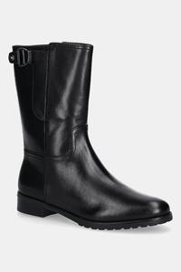 Кожаные ботильоны Tasha Mid Lauren Ralph Lauren, черный