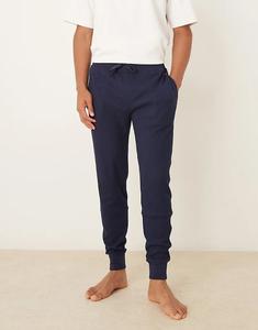 Спортивные брюки Polo Ralph Lauren с логотипом вафельного цвета в темно-синем цвете