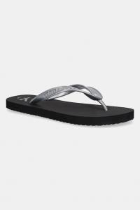 Шлепанцы Beach Sandal Monologo TPU Calvin Klein Jeans, серебряный