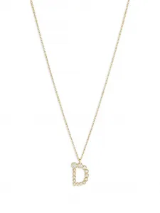 Колье Soprano D из переработанного желтого золота с бриллиантами Sophie Bille Brahe, золотой