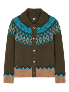 Кардиган Sweet Winter Alanui, зеленый