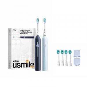Электрическая зубная щетка P1 для взрослых, парный размер, 1 щетка, магнитный динамический мотор, 3 режима чистки Usmile, синий