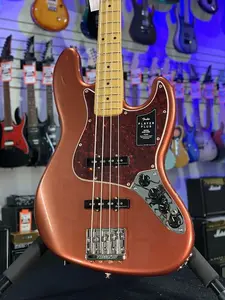Fender Player Plus Active Jazz Bass - Состаренный красный яблочный цвет с грифом из клена *БЕСПЛАТНОЙ настройкой PLEK при покупке*! 672